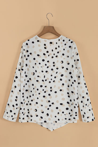 Blouse a pois