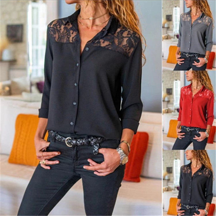 Chemise dentelle - Tatieonline