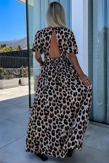 Robe maxi leopard