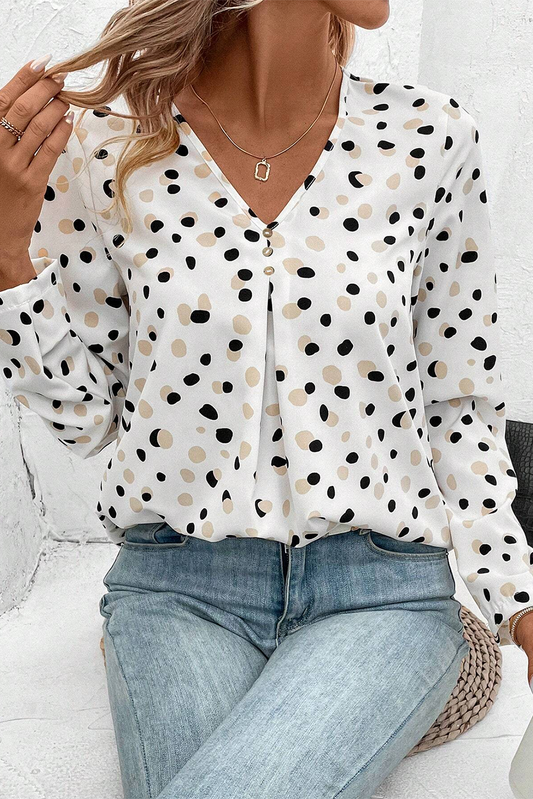 Blouse a pois