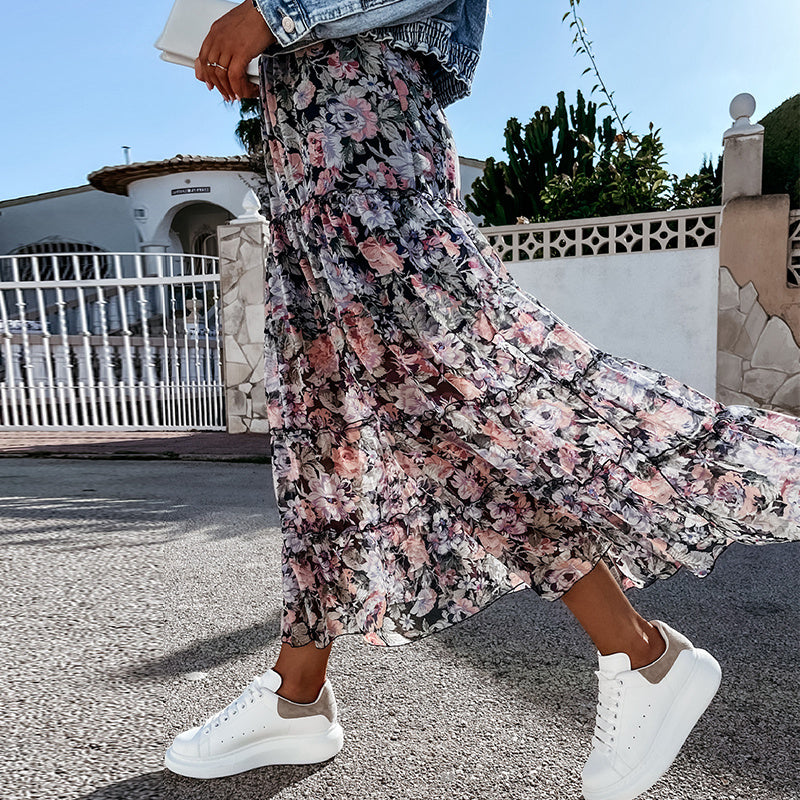 Jupes florales - Tatieonline