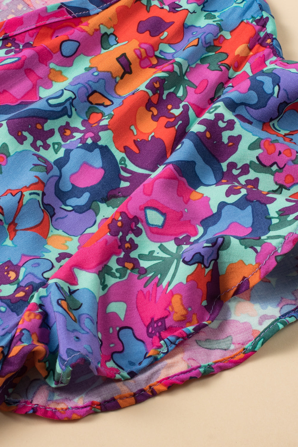 Robe bleu floral