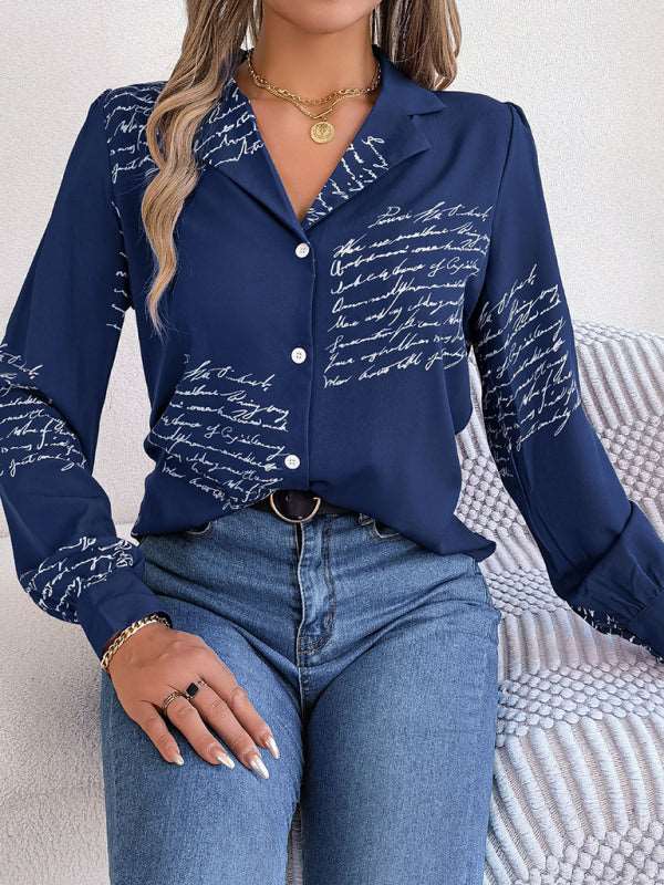 Chemise écriture - Tatieonline