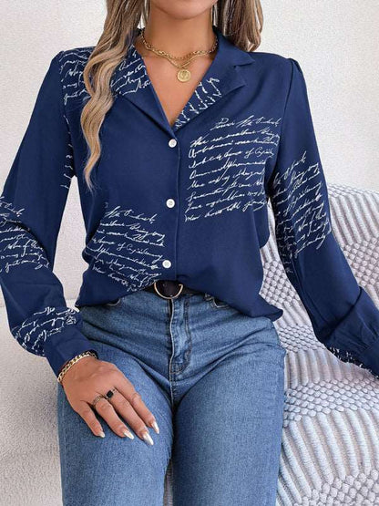 Chemise écriture - Tatieonline