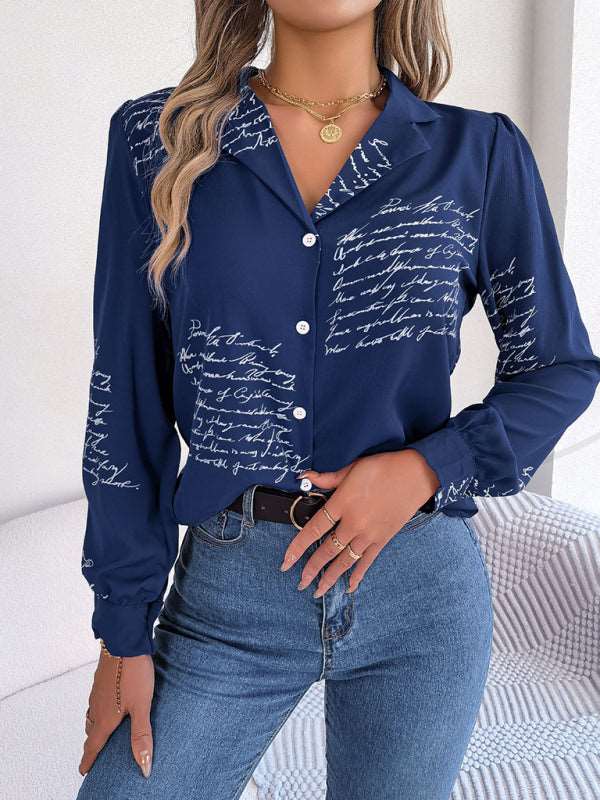 Chemise écriture - Tatieonline