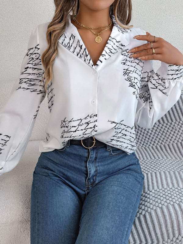 Chemise écriture - Tatieonline