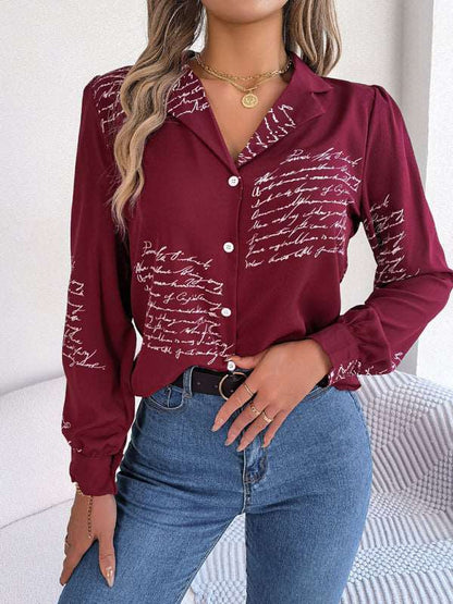 Chemise écriture - Tatieonline