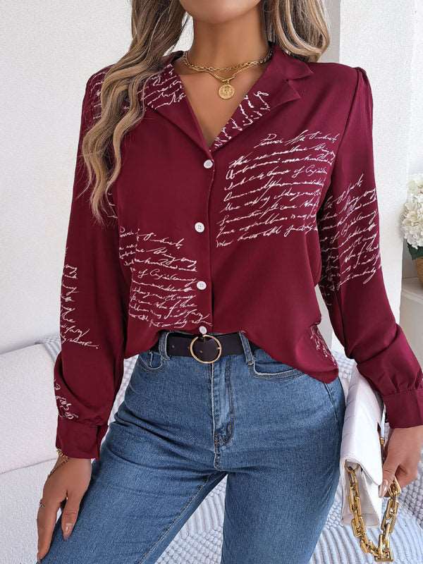 Chemise écriture - Tatieonline