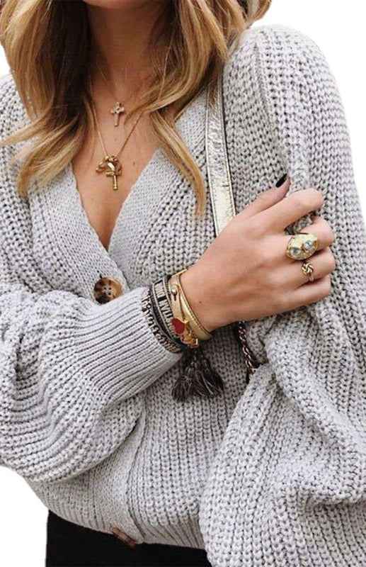 cardigan col V - Tatieonline