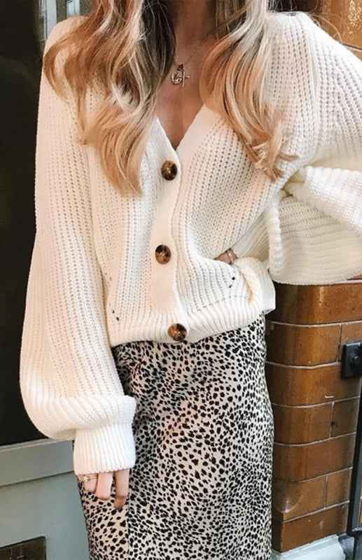 cardigan col V - Tatieonline