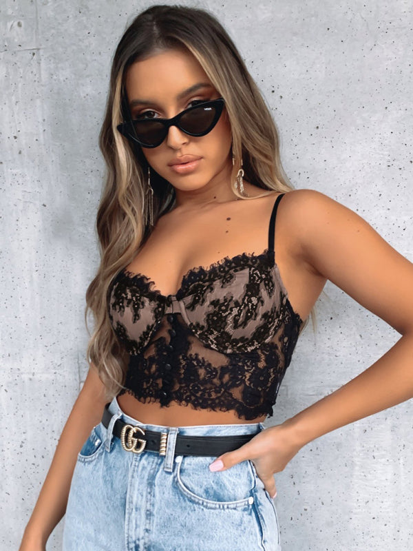 Camisole en dentelle