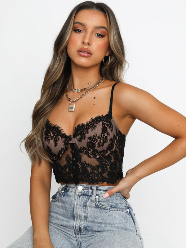 Camisole en dentelle