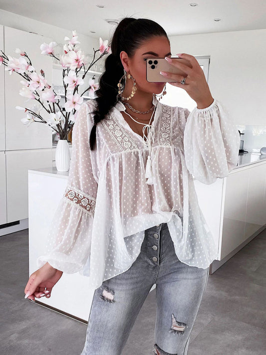 Top mousseline