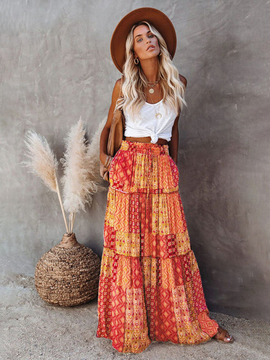 Jupe style boheme