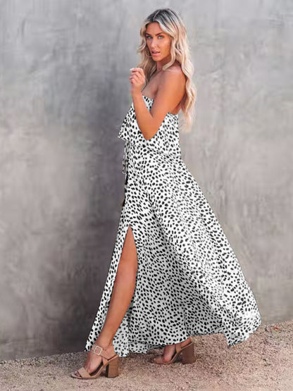 Robe Leopard bustier