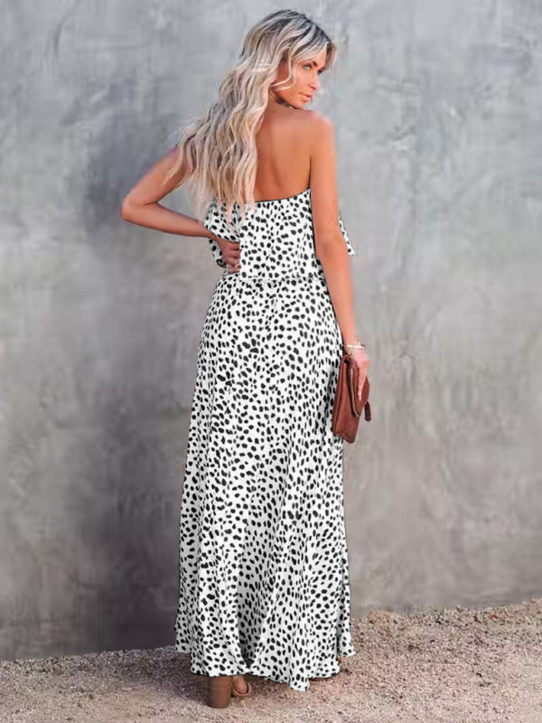Robe Leopard bustier