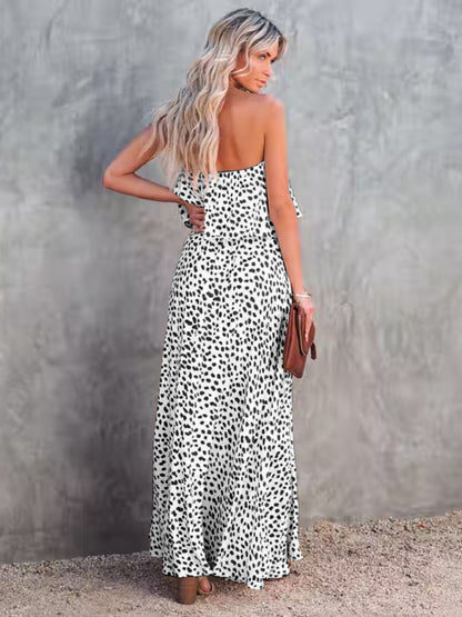 Robe Leopard bustier