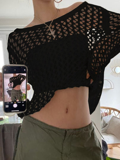 Top maille manches longues - Tatieonline
