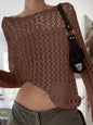 Top maille manches longues - Tatieonline