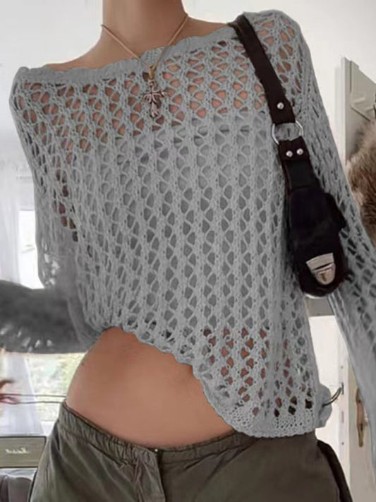 Top maille manches longues - Tatieonline