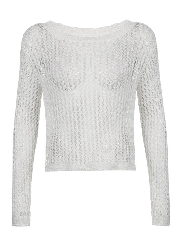 Top maille manches longues - Tatieonline