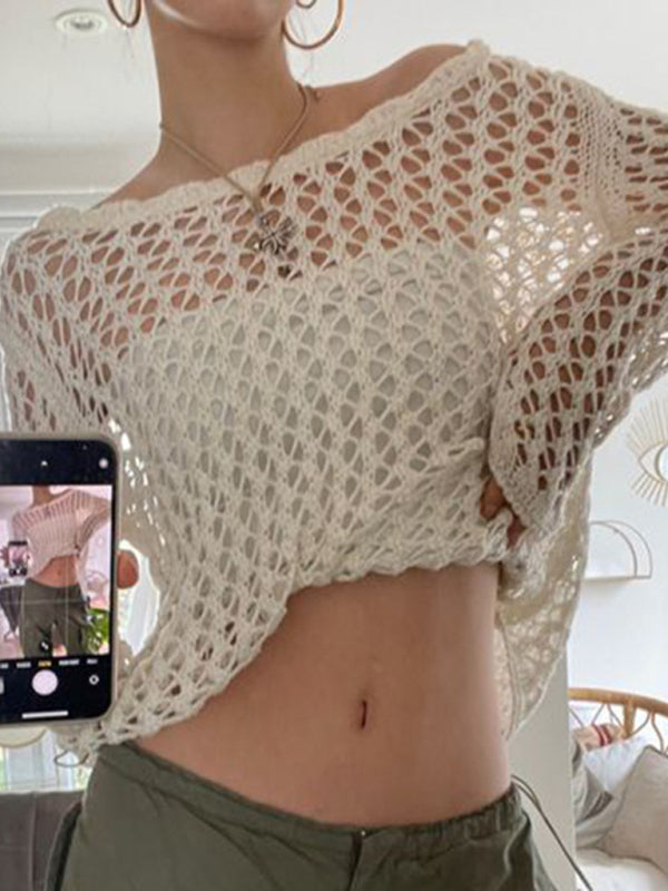 Top maille manches longues - Tatieonline