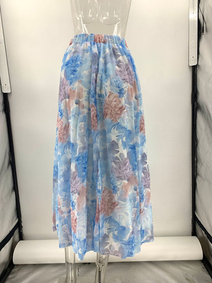 Jupe bleu - Tatieonline