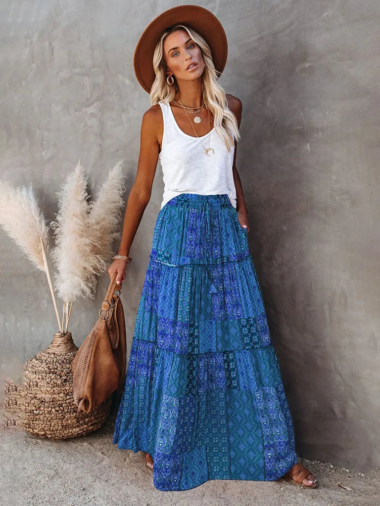 Jupe style boheme