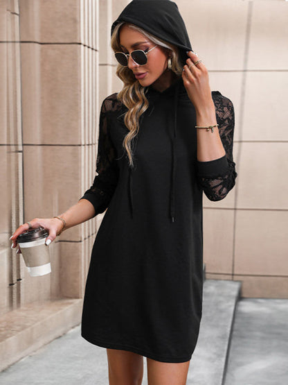 robe sweat dentelle Tatieonline