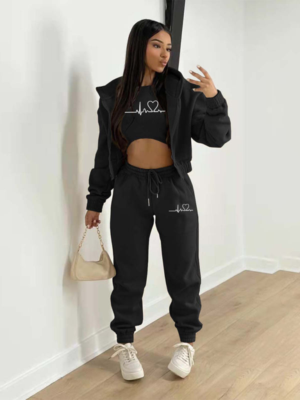 Ensemble 3 pièces coeurs - Tatieonline