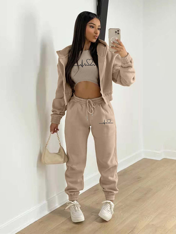 Ensemble 3 pièces coeurs - Tatieonline