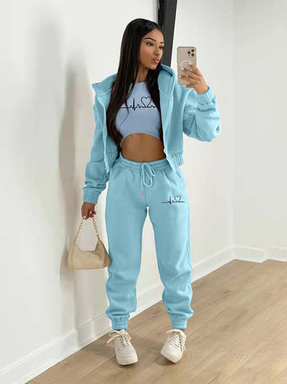 Ensemble 3 pièces coeurs - Tatieonline