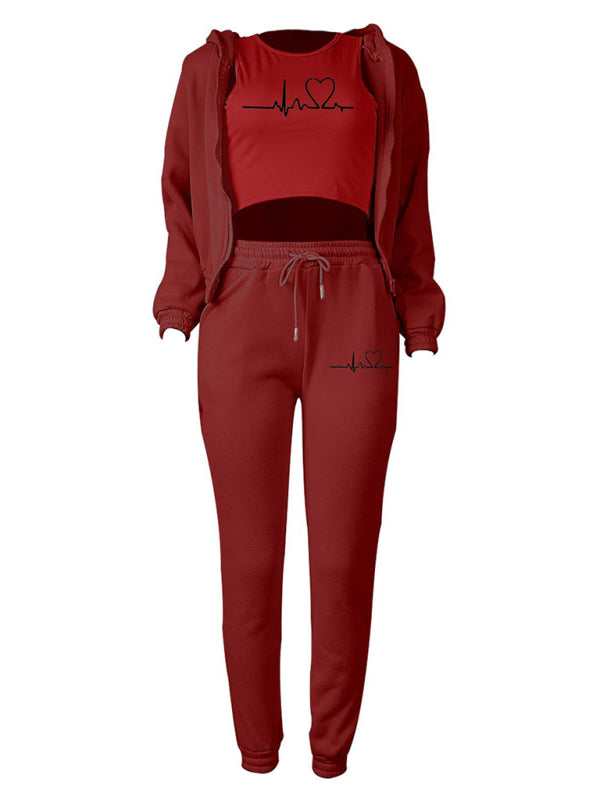 Ensemble 3 pièces coeurs - Tatieonline