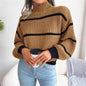 Pull court col roulé - Tatieonline